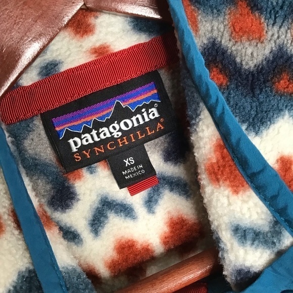 Patagonia 2015 Printed Synchilla Snap-T Fleece in Cliff: Underwater Size XSmall. - Picture 8 of 8